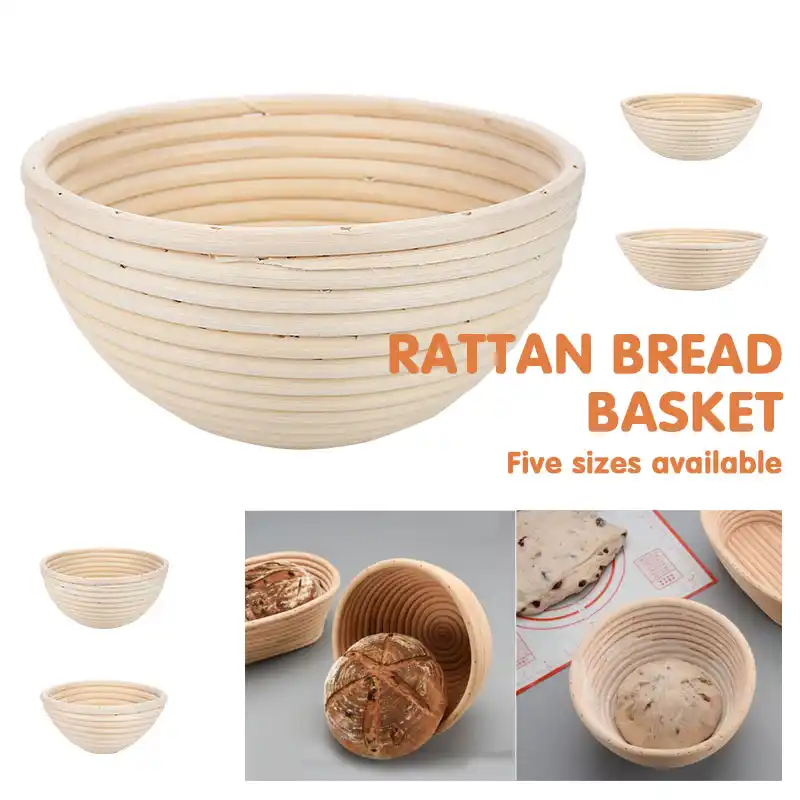baking decoration cake bamboo bread basket fermentation rattan