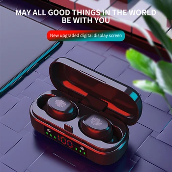 Bluetooth Earphone 5.0 Earphones Wireless Bluetooth TWS Headset Sports Earbuds LED Ear Buds EarPhones For Android
Bluetooth Earphone 5.0 Earphones Wireless Bluetooth TWS Headset Sports Earbuds LED Ear Buds EarPhones For Android