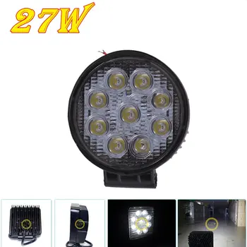27W Thick Round Type Nine Lamp Beads LED Engineering Car Light Practical Roof Rack Truck Spotlight 10-60V
27W Thick Round Type Nine Lamp Beads LED Engineering Car Light Practical Roof Rack Truck Spotlight 10-60V