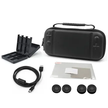 10 in 1 Storage Case Bag for Nintend NS Switch Lite Console Storage Case+4 grips+Glass film+Charge Cable+Card case Accessories
10 in 1 Storage Case Bag for Nintend NS Switch Lite Console Storage Case+4 grips+Glass film+Charge Cable+Card case Accessories