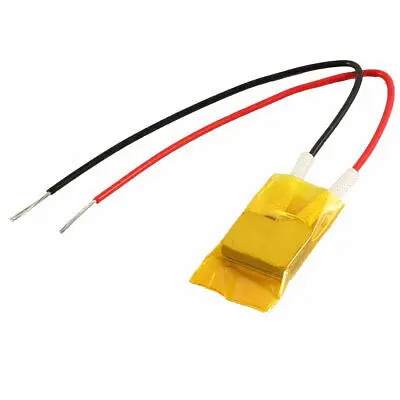 Mini PTC Heater Thermostat Heating Plate Constant Temperature 12V 230 Celsius 12 x 8 x 3mm 230 Celsius 12V
Mini PTC Heater Thermostat Heating Plate Constant Temperature 12V 230 Celsius 12 x 8 x 3mm 230 Celsius 12V