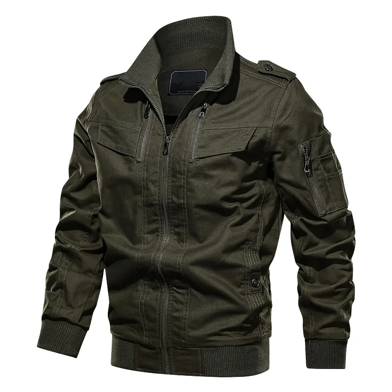 Nice Autumn Casual Army Jacket Men Spring Outwear Cotton Cashed Coat Male Military Bomber Flight Tactical Jacket Plus Size 7XL 
Nice Autumn Casual Army Jacket Men Spring Outwear Cotton Cashed Coat Male Military Bomber Flight Tactical Jacket Plus Size 7XL