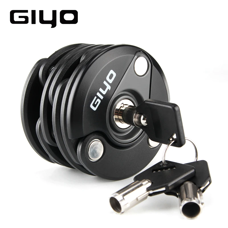GIYO Anti Theft Folding Bicycle Lock For MTB Road Chain Cable Bike Lock Heavy Duty Security Key Padlock Bicycle Motorcycle Helme
GIYO Anti Theft Folding Bicycle Lock For MTB Road Chain Cable Bike Lock Heavy Duty Security Key Padlock Bicycle Motorcycle Helme