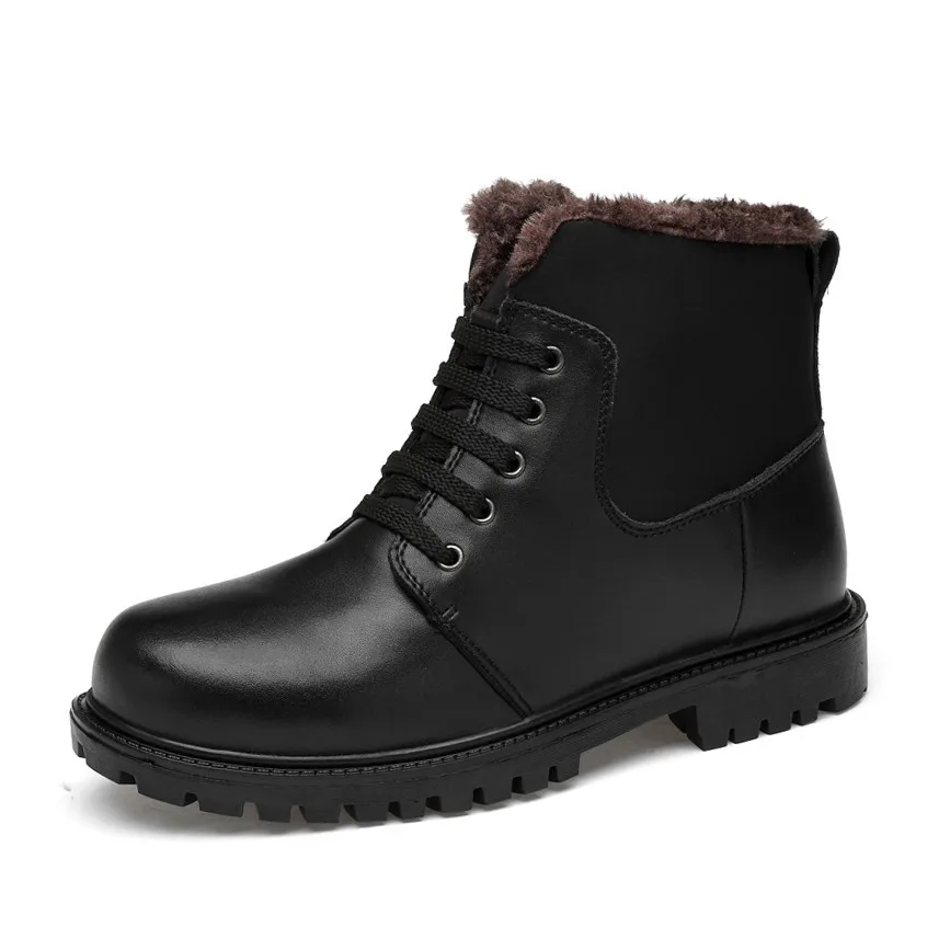 Autumn And Winter Add Fur Men Boots Top Quality Comfortable Men Winter Shoes Natural Leather Waterproof Snow Boots
Autumn And Winter Add Fur Men Boots Top Quality Comfortable Men Winter Shoes Natural Leather Waterproof Snow Boots