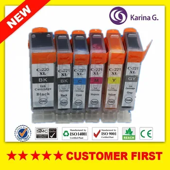 For PGI220 CLI221 PGI-220 compatible ink cartridges for Canon PIXMA iP 3600/3680//4600/4680 MP 540/545/620/630/638 With Grey
For PGI220 CLI221 PGI-220 compatible ink cartridges for Canon PIXMA iP 3600/3680//4600/4680 MP 540/545/620/630/638 With Grey