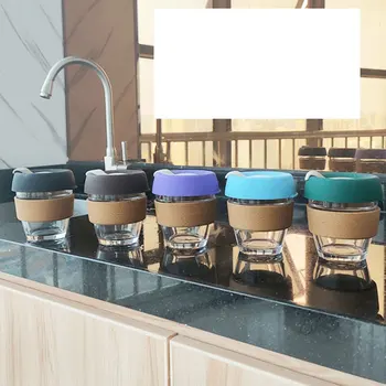 Travel Glass Mug Coffee Cup Heat-Resistant Glass Cup Car Water Milk Cup Insulation Non-slip Cover Glass Set 340ml
Travel Glass Mug Coffee Cup Heat-Resistant Glass Cup Car Water Milk Cup Insulation Non-slip Cover Glass Set 340ml