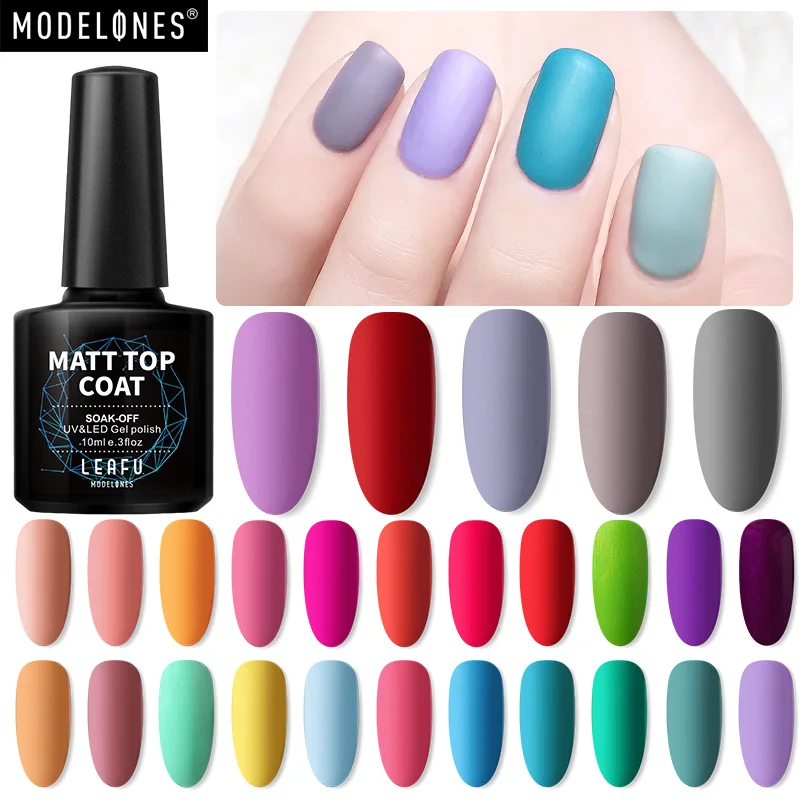 Modelones 2Pcs/Lot Matte Top Coat Led Gel Nail Varnish Soak Off UV Gel Polish Semi Permanent Matte Led Hybrid UV Gel Polish Kits
Modelones 2Pcs/Lot Matte Top Coat Led Gel Nail Varnish Soak Off UV Gel Polish Semi Permanent Matte Led Hybrid UV Gel Polish Kits