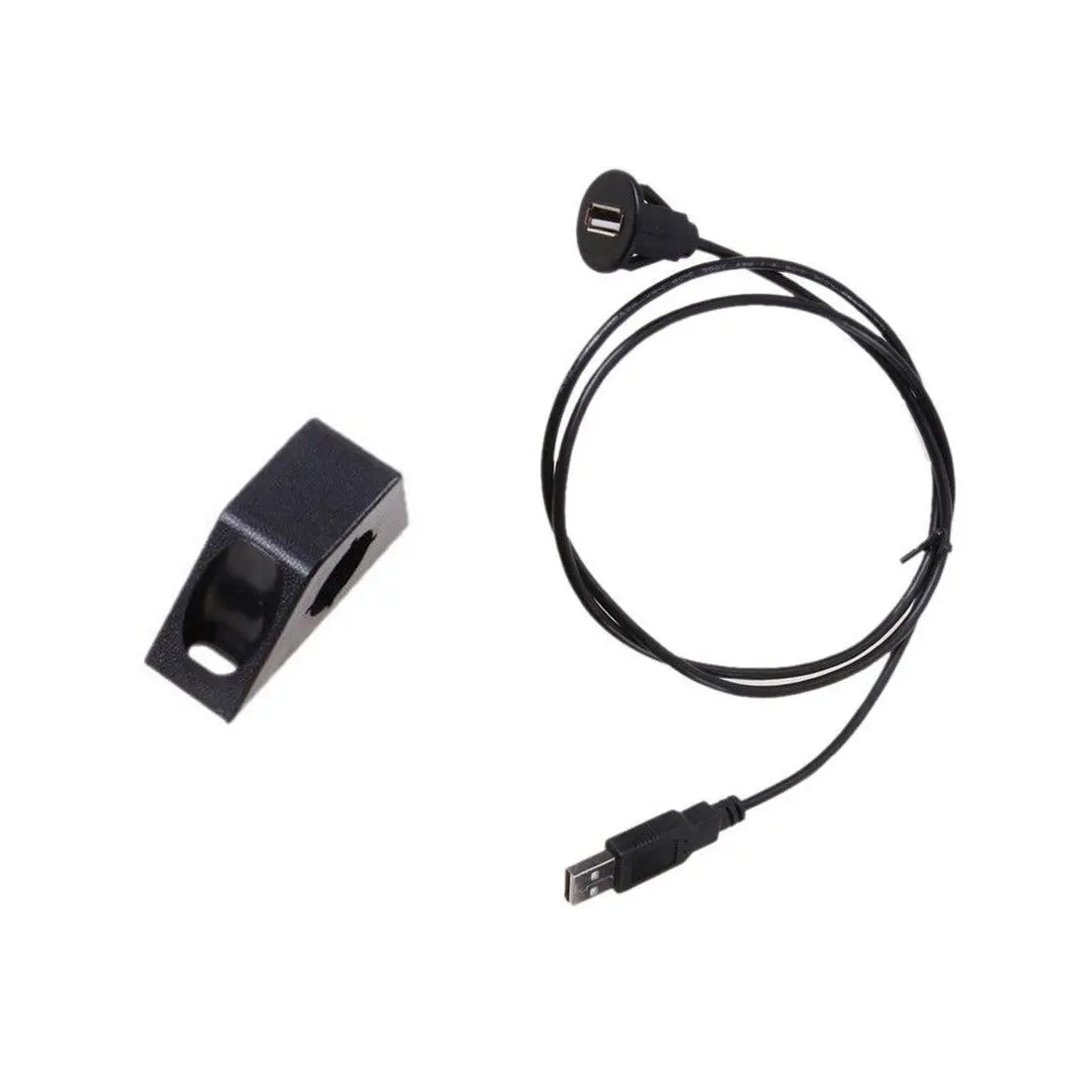 Male to Female Extension Socket Cable Black Panel Flush Mount USB 2.0 Dash Board High Quality 1X New
Male to Female Extension Socket Cable Black Panel Flush Mount USB 2.0 Dash Board High Quality 1X New