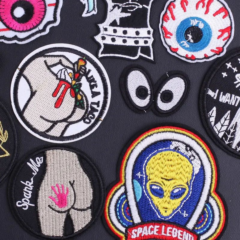 ZOTOONE Spank Me Evil Eyes Iron on Patches on Clothes Space Ufo Sewing Embroidered Patches for Clothing Thermoadhesive Stickers
ZOTOONE Spank Me Evil Eyes Iron on Patches on Clothes Space Ufo Sewing Embroidered Patches for Clothing Thermoadhesive Stickers
