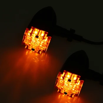 POSSBAY LED Motorcycle Amber Cross Flsah Turn Signal Light Universal Motorcycle Indicator Lamp for Honda Yamaha Suzuki Harley
POSSBAY LED Motorcycle Amber Cross Flsah Turn Signal Light Universal Motorcycle Indicator Lamp for Honda Yamaha Suzuki Harley