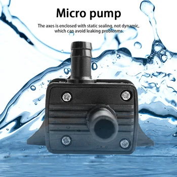Ultra-quiet DC 12V 4.2W 240L/H Flow Rate Waterproof Brushless Pump Mini Submersible Water Pump For Garden Goldfish Bowl
Ultra-quiet DC 12V 4.2W 240L/H Flow Rate Waterproof Brushless Pump Mini Submersible Water Pump For Garden Goldfish Bowl