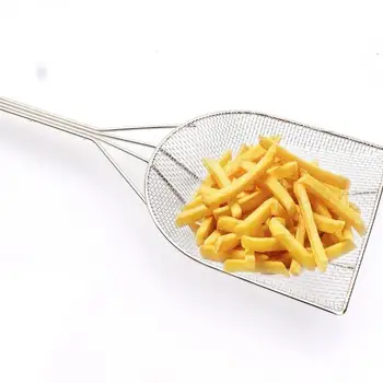 Stainless steel Colander Fine Mesh Oil Strainer Deep Fryer Sieve Sifter Kitchen Utensil Oil Residue Filter Kitchen Accessories 
Stainless steel Colander Fine Mesh Oil Strainer Deep Fryer Sieve Sifter Kitchen Utensil Oil Residue Filter Kitchen Accessories