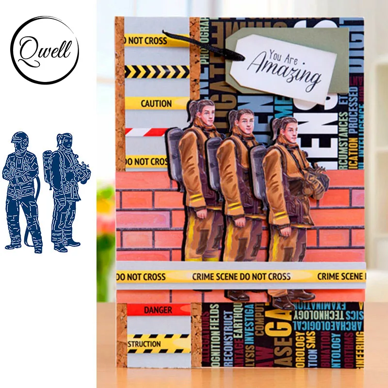QWELL Firemen Metal Cutting Dies for Scrapbooking and Card Making Paper Embossing Craft New 2019 die cuts
QWELL Firemen Metal Cutting Dies for Scrapbooking and Card Making Paper Embossing Craft New 2019 die cuts