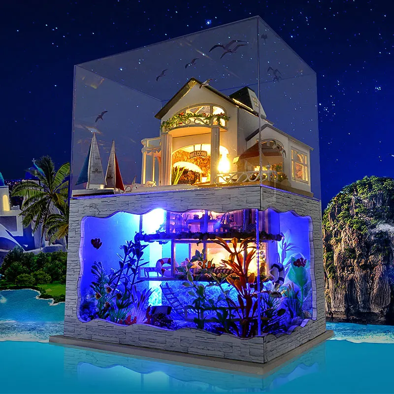 Ephex Assembling Hawaii DIY Assembling House Handmade Mini Gift Mini Doll House Educational Micro-Landscape
Ephex Assembling Hawaii DIY Assembling House Handmade Mini Gift Mini Doll House Educational Micro-Landscape