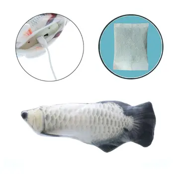 Electric Fish Shape Catnip Cat Toy Realistic Plush Wagging Fish Interactive Gift GXMA
Electric Fish Shape Catnip Cat Toy Realistic Plush Wagging Fish Interactive Gift GXMA