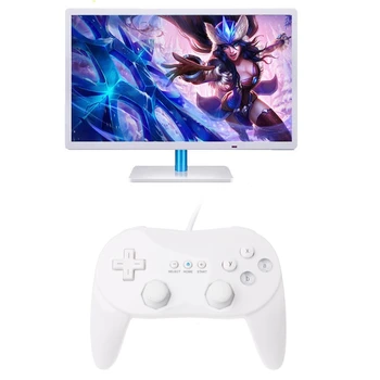 Classic Wired Game Controller Gaming Remote Pro Gamepad Control For Wii
Classic Wired Game Controller Gaming Remote Pro Gamepad Control For Wii