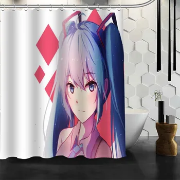 Anime Hatsune Miku Shower Curtain Polyester Fabric Print Bathroom Curtain Waterproof 12 Hook Bath Curtain
Anime Hatsune Miku Shower Curtain Polyester Fabric Print Bathroom Curtain Waterproof 12 Hook Bath Curtain
