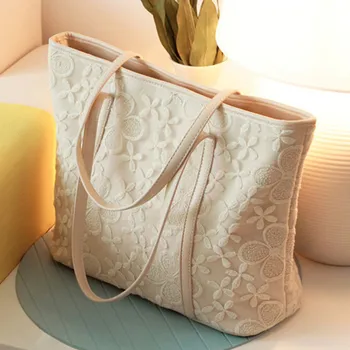 Big bag new wave simple wild lace literary fresh shoulder bag fashion female bag female handbag luxury bag handbag Lady Fan
Big bag new wave simple wild lace literary fresh shoulder bag fashion female bag female handbag luxury bag handbag Lady Fan