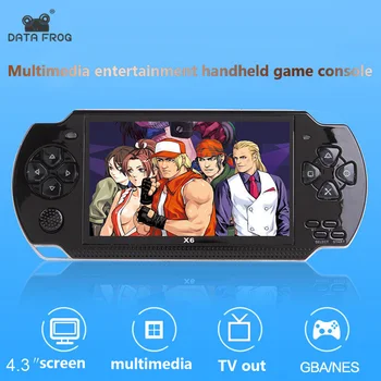 DATA FORG 4.3 inch double rocker handheld game console tv support x6 retro portable handheld video game console
DATA FORG 4.3 inch double rocker handheld game console tv support x6 retro portable handheld video game console