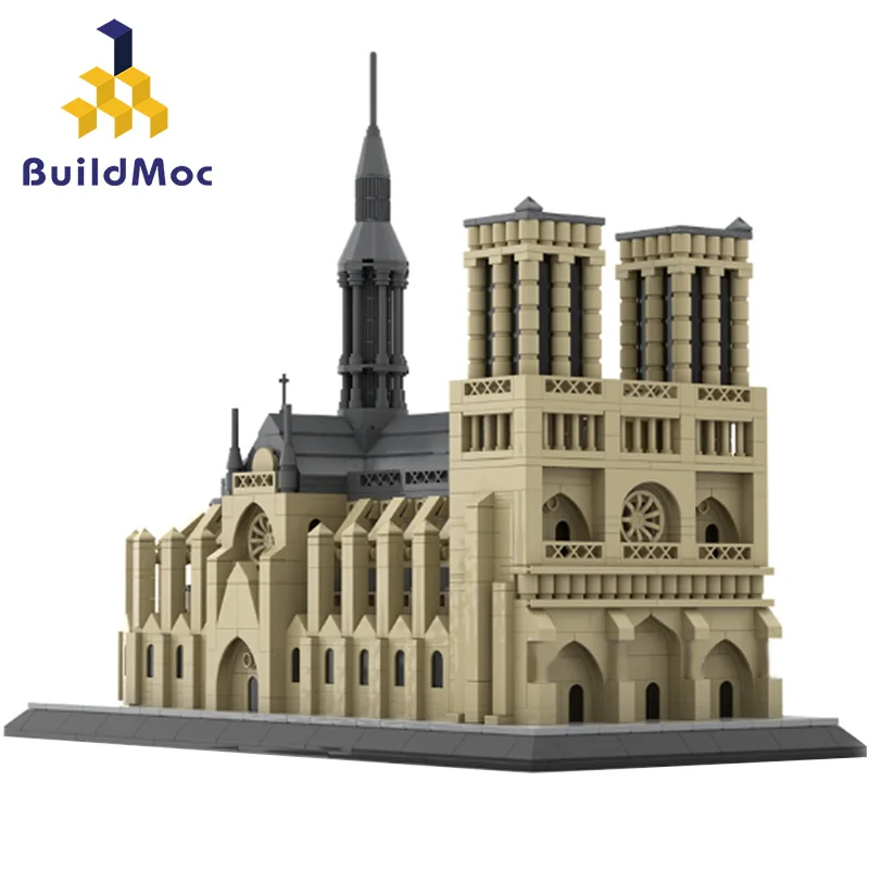 Buildmoc Architecture Notre-Dame De Paris Classic Skyline Model DIY Building blocks Fit City Bricks toys Gifts for children
Buildmoc Architecture Notre-Dame De Paris Classic Skyline Model DIY Building blocks Fit City Bricks toys Gifts for children