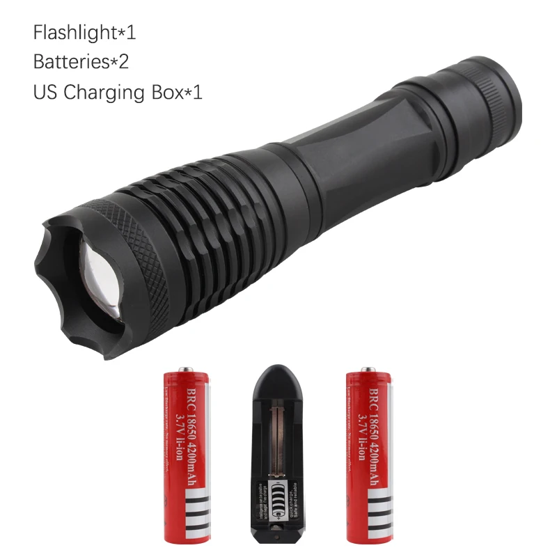 LED lantern lighting flashlights T6 bulb flash lights torch 18650 battery 1200LM 10W high powerful flashlight waterproof camping
LED lantern lighting flashlights T6 bulb flash lights torch 18650 battery 1200LM 10W high powerful flashlight waterproof camping