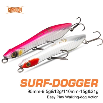 Kingdom Surf-Dogger Popper/Pencil Fishing Lure Floating/Sinking High Quality Artificial Plastic Hard Baits Fishing Tackles 0508
Kingdom Surf-Dogger Popper/Pencil Fishing Lure Floating/Sinking High Quality Artificial Plastic Hard Baits Fishing Tackles 0508