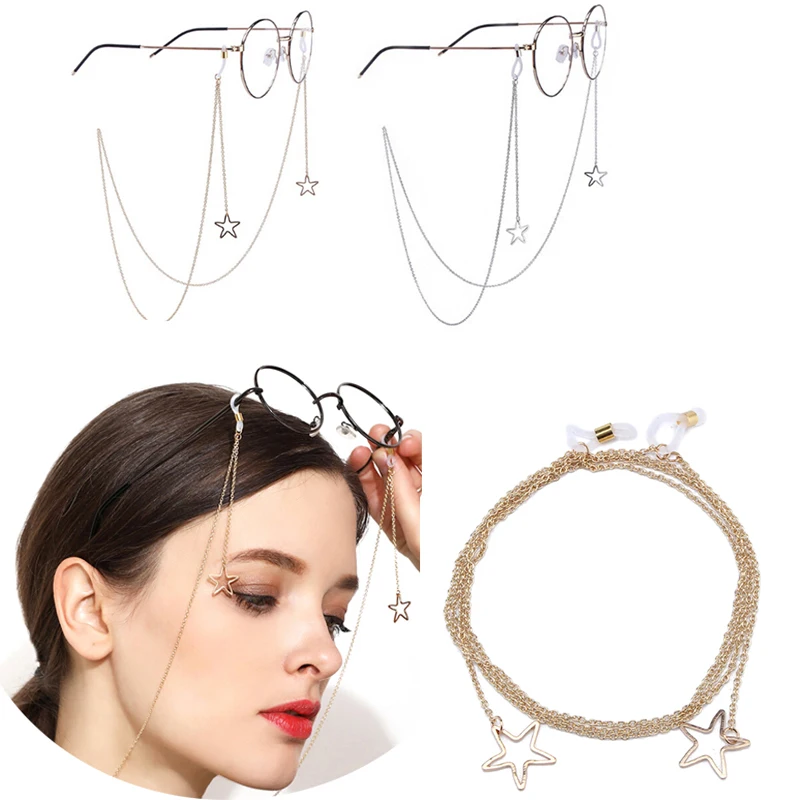 Handmade Reading Glasses Chain Retro Hollow Star Beaded Sunglasses Chain Eyeglasses Necklace Eyewear Glasses Frames Rope 
Handmade Reading Glasses Chain Retro Hollow Star Beaded Sunglasses Chain Eyeglasses Necklace Eyewear Glasses Frames Rope