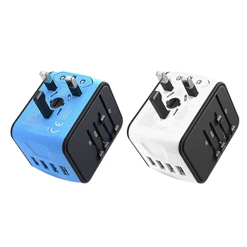 2 Pcs International Travel Adapter Universal Power Adapter Worldwide All in One 4 Usb with Electrical Plug Perfect for European
2 Pcs International Travel Adapter Universal Power Adapter Worldwide All in One 4 Usb with Electrical Plug Perfect for European