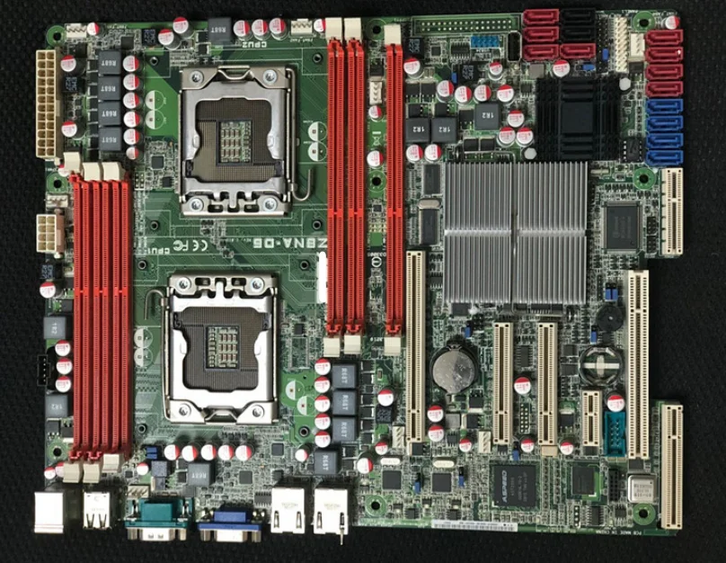 Z8NA-D6 original motherboard LGA 1366 DDR3 X58 for Core i7 Extreme/Core 24GB Desktop | Компьютеры и офис