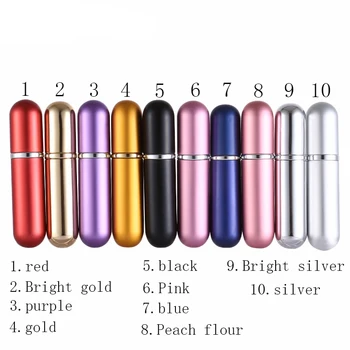 nbyaic 100pcs perfume dispensing bottle 5ml portable round head mini fine mist empty bottle glass liner dispensing spray bottle