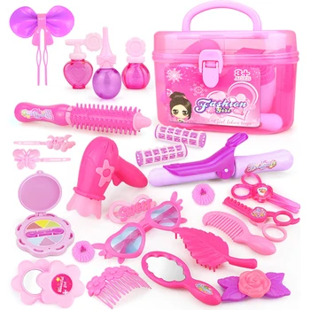 32pcs Pretend Play Toys Kid Make Up Toys Pink Makeup Set Princess Hairdressing Simulation Plastic Toy for Girl Dressing Cosmetic
32pcs Pretend Play Toys Kid Make Up Toys Pink Makeup Set Princess Hairdressing Simulation Plastic Toy for Girl Dressing Cosmetic