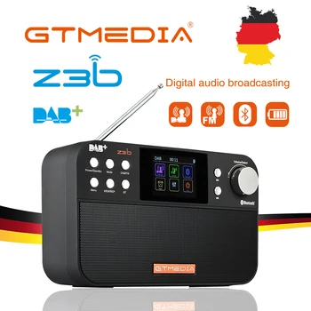 GTmedia Z3B DAB Radio FM Radio Digital Radio Bluetooth Speaker USB Rechargeable Battery Powered W/ Dual Speakers TFT-LCD Screen
GTmedia Z3B DAB Radio FM Radio Digital Radio Bluetooth Speaker USB Rechargeable Battery Powered W/ Dual Speakers TFT-LCD Screen
