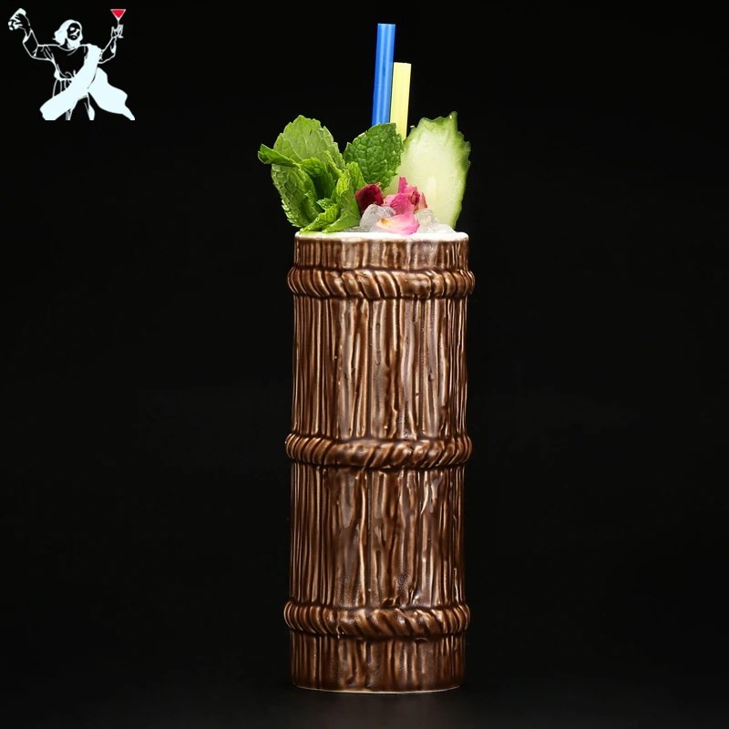 410ml Chinese Retro Bamboo Ceramic Tiki Mug Creative Porcelain Beer Wine Mug Cup Cocktail Cup Personalized Ceramic Cups
410ml Chinese Retro Bamboo Ceramic Tiki Mug Creative Porcelain Beer Wine Mug Cup Cocktail Cup Personalized Ceramic Cups