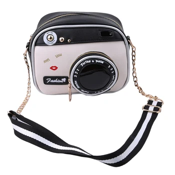 Creative Handbag 2019 Vintage PU Leather Lady Camera Shoulder Bag Female Handbag Chain Messenger Female Crossbody Bag Flap Totes
Creative Handbag 2019 Vintage PU Leather Lady Camera Shoulder Bag Female Handbag Chain Messenger Female Crossbody Bag Flap Totes