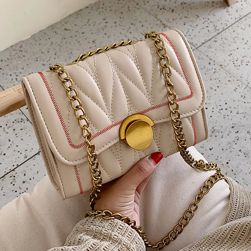 Louis Brand Fashion Embroidery Line Chain Messenger Bag Retro Shoulder Small Square Flap Bag Famous Designer Purses and Handbags
Louis Brand Fashion Embroidery Line Chain Messenger Bag Retro Shoulder Small Square Flap Bag Famous Designer Purses and Handbags