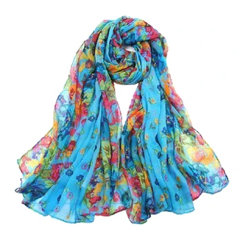 Women's Spring Autumn Fashion Blue Soft Big Long Scarf Vintage Printing Scarves 160*50cm
Women's Spring Autumn Fashion Blue Soft Big Long Scarf Vintage Printing Scarves 160*50cm