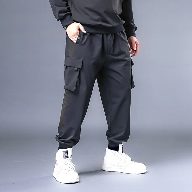 Plus 7XL 6XL 5XL Casual Men Breathable Ankle Tie Pocket Drawstring Cargo Pants Ninth Trousers Men Black Joggers Pants
Plus 7XL 6XL 5XL Casual Men Breathable Ankle Tie Pocket Drawstring Cargo Pants Ninth Trousers Men Black Joggers Pants