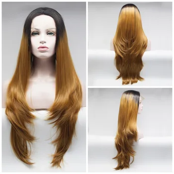 Heat Resistant Fiber Hair Long Straight Synthetic Wig Ombre Blonde Color Synthetic Lace Front Wigs for Women Baby Hair
Heat Resistant Fiber Hair Long Straight Synthetic Wig Ombre Blonde Color Synthetic Lace Front Wigs for Women Baby Hair