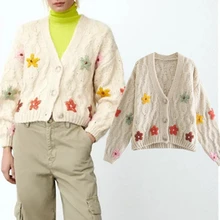 Elmsk Winter Sweaters Women Cardigans Women Indie Folk Vintage Flower Stars Embroideried Single Breasted Knitted Jacket Tops
Elmsk Winter Sweaters Women Cardigans Women Indie Folk Vintage Flower Stars Embroideried Single Breasted Knitted Jacket Tops