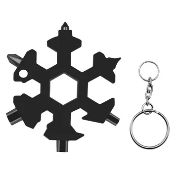 18 In 1 High Carbon Steel Snowflakes Multi-tool Black+Silver Wrench Opener Tool
18 In 1 High Carbon Steel Snowflakes Multi-tool Black+Silver Wrench Opener Tool
