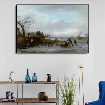 Canvas Art Oil Painting Isack van Ostade《Ice Scene》Wall Decor Artwork Poster Picture Modern Home Living room Decoration
Canvas Art Oil Painting Isack van Ostade《Ice Scene》Wall Decor Artwork Poster Picture Modern Home Living room Decoration