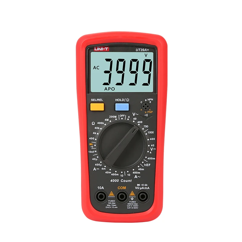 UNI-T Tester Digital Multimeter Profesional AC/DC Multimeter Auto Range Tester With Backlight Display Ammeter Voltmeter
UNI-T Tester Digital Multimeter Profesional AC/DC Multimeter Auto Range Tester With Backlight Display Ammeter Voltmeter