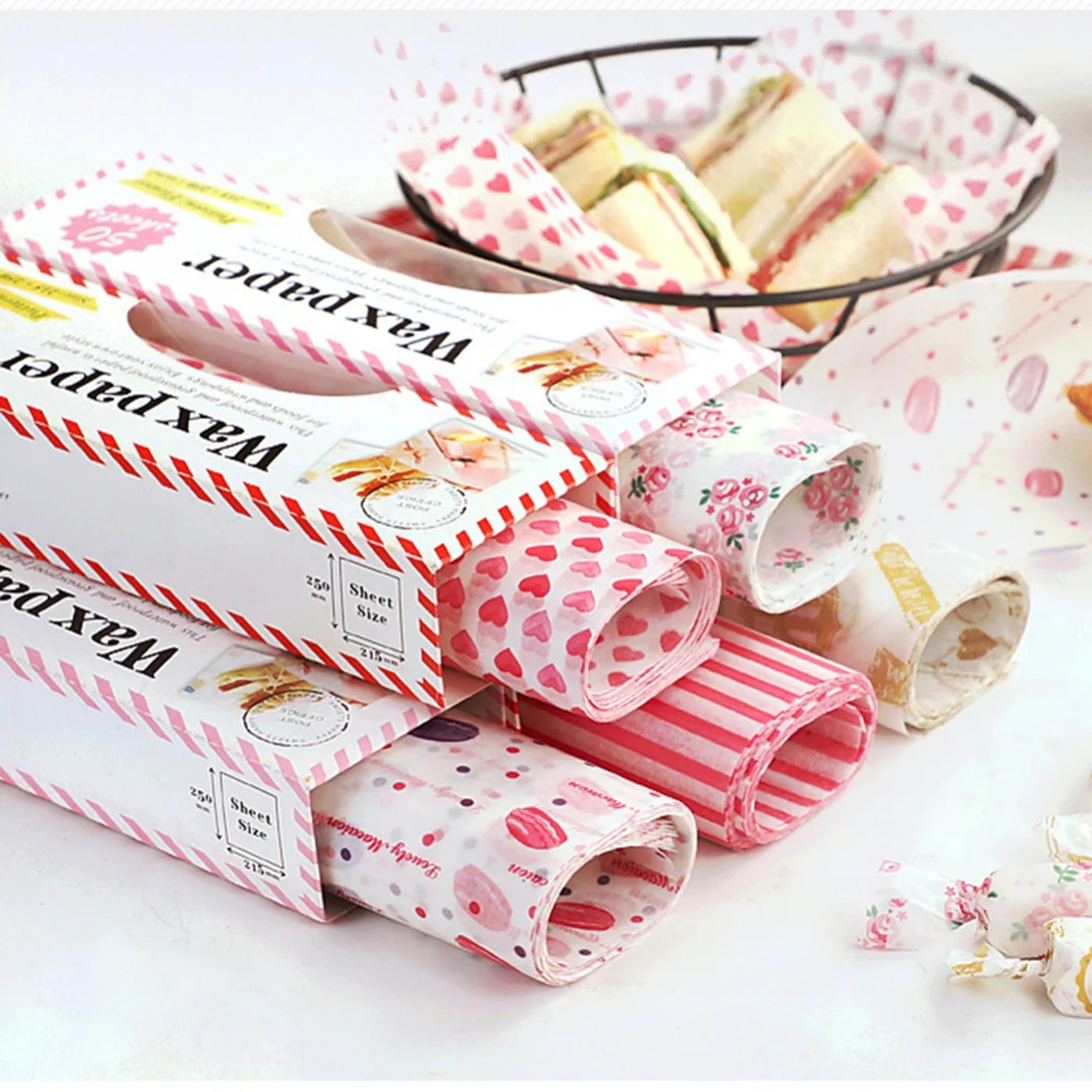 50pcs Wax Paper Food Wrapping Paper For Bread Sandwich Burger Fries Oilpaper Baking Cooking Tools Food Grade Grease Paper
50pcs Wax Paper Food Wrapping Paper For Bread Sandwich Burger Fries Oilpaper Baking Cooking Tools Food Grade Grease Paper