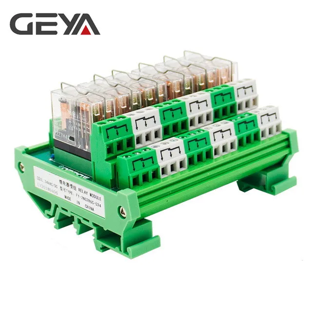GEYA 2NG2R 6 Channel Relay Board Electronic DPDT PLC 12V 24V AC DC Relay Board 2NO 2NC
GEYA 2NG2R 6 Channel Relay Board Electronic DPDT PLC 12V 24V AC DC Relay Board 2NO 2NC