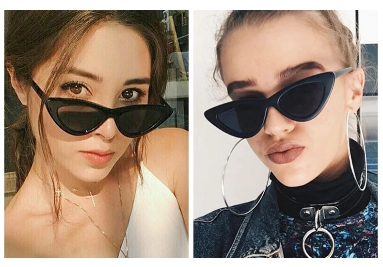 Kobietce Retro Okulary trójkątne przeciwsłoneczne Cat Eye Hip-hop krótkowzroczność 10 H42dc64034d374d30a0fe78fb310f8e9bE