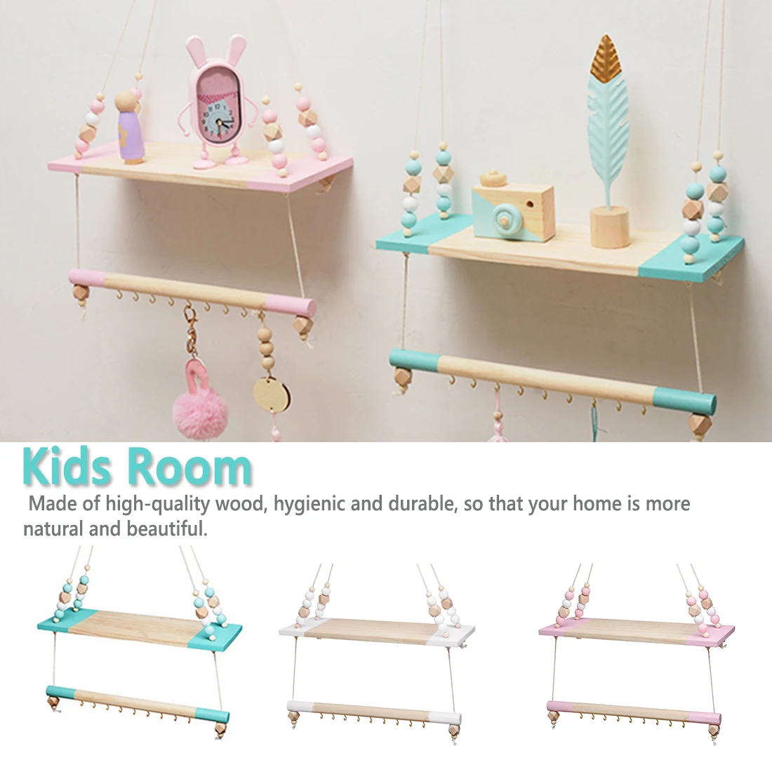 Kids Room Nordic Children Room Wall Shelves Decorative Wood Wall Clapboard With Beads INS Kids Decoration Party Decor Gifts
Kids Room Nordic Children Room Wall Shelves Decorative Wood Wall Clapboard With Beads INS Kids Decoration Party Decor Gifts