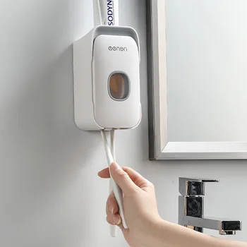 Automatic Toothpaste Dispenser Wall Mount Toothbrush Holder Lazy Toothpaste Squeezer For Toilet Home Bathroom Accessories
Automatic Toothpaste Dispenser Wall Mount Toothbrush Holder Lazy Toothpaste Squeezer For Toilet Home Bathroom Accessories