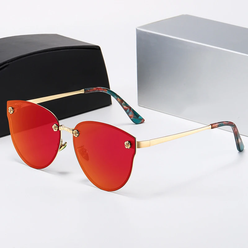 Fashion Brand Retro Sunglasses Women 2020 Mercede Metal Rimless Colorful Glasses UV400 Polarized Driving Street Shot Eyewear 382
Fashion Brand Retro Sunglasses Women 2020 Mercede Metal Rimless Colorful Glasses UV400 Polarized Driving Street Shot Eyewear 382