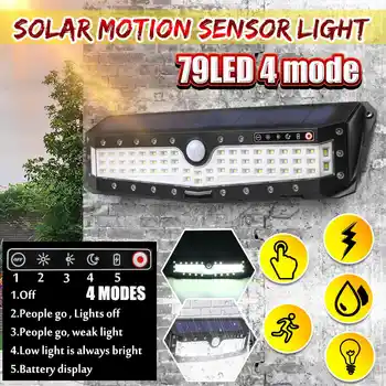 40/57/79LED 4 Modes Solar Sensor Street Light PIR Sensor Waterproof Outdoor Courtyard Human Body Induction Moisture Wall Lamp
40/57/79LED 4 Modes Solar Sensor Street Light PIR Sensor Waterproof Outdoor Courtyard Human Body Induction Moisture Wall Lamp