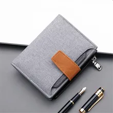 Men Wallet Canvas And Pu Leather Short Male Purse Hasp/Zipper Credit Card Holder Case Wallet For Men Money Bag Gray Blue Black
Men Wallet Canvas And Pu Leather Short Male Purse Hasp/Zipper Credit Card Holder Case Wallet For Men Money Bag Gray Blue Black